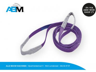 Elingue de levage avec une longueur de 3 mètres et une couleur violette de Solid Hand Tools chez Alle Bouw Machines (ABM).