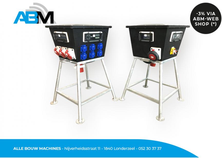 Boîte de distribution électrique Multipower 1 d'Elektromaat chez Alle Bouw Machines (ABM).