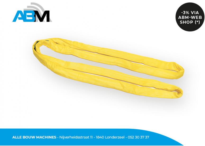 Rondstrop Duplix met lengte 2,50 meter en gele kleur van Solid Hand Tools bij Alle Bouw Machines (ABM).