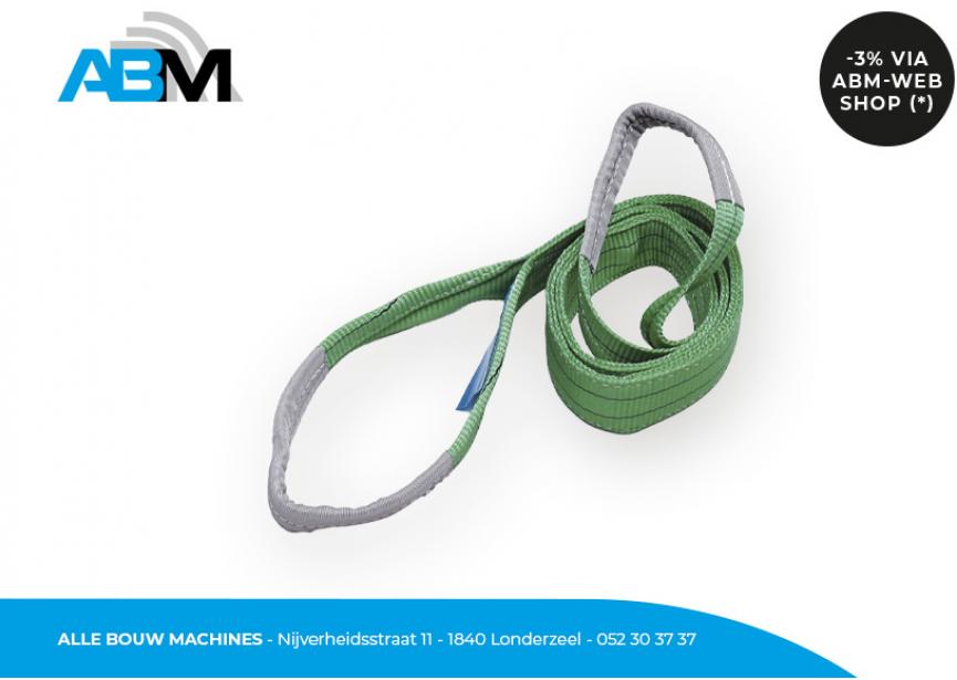 Elingue de levage avec une longueur de 4 mètres et une couleur verte de Solid Hand Tools chez Alle Bouw Machines (ABM).
