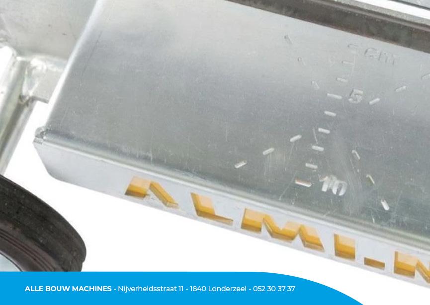Detail van de steenknipper AL43 van Almi bij Alle Bouw Machines (ABM).