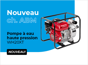 Pompe à eau haute pression WH20XT de Honda chez Alle Bouw Machines (ABM).