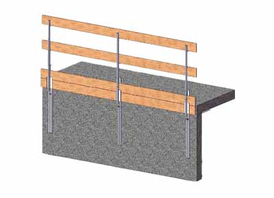 Coffrage de rive de dalle d'Alle Bouw Machines (ABM).
