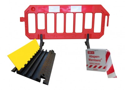 Signalisation de chantier d'Alle Bouw Machines (ABM).