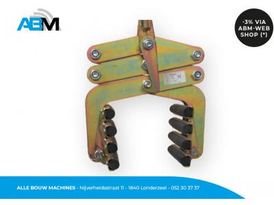 Mechanische klem PLF1 van Bomaco bij Alle Bouw Machines (ABM).