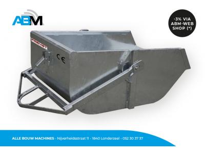 Automatische verzinkte kipbak/kantelbak 750 liter van Premet bij Alle Bouw Machines (ABM).
