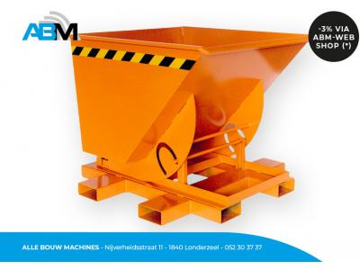Benne basculante 2013 1.000 litres d'Eichinger chez Alle Bouw Machines (ABM).