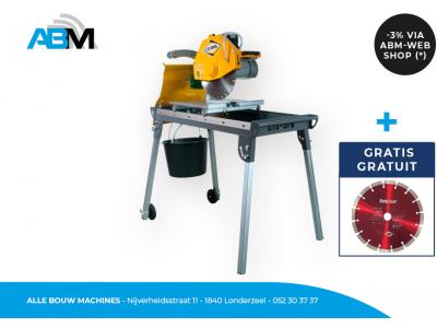 Scie de maçon électrique CTS-57 G avec disque diamanté ⌀ 400 x 25,4 mm gratuit de Cedima chez Alle Bouw Machines (ABM).