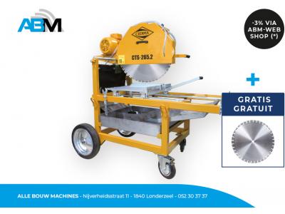 Elektrische steenzaagmachine CTS-265.2 met gratis diamantzaagblad ⌀ 650 x 25,4 mm van Cedima bij Alle Bouw Machines (ABM). Elektrische steenzaagmachine CTS-265.2 met gratis diamantzaagblad ⌀ 650 x 25,4 mm van Cedima bij Alle Bouw Machines (ABM).