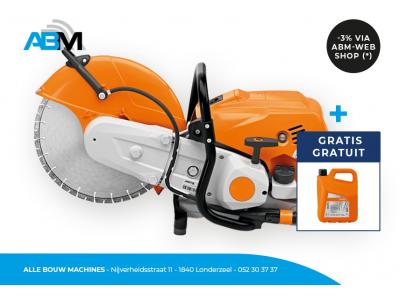 Benzine doorslijpmachine TS 710i met gratis brandstofmengsel Motomix (5 liter) van STIHL bij Alle Bouw Machines (ABM).