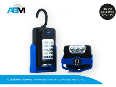 Lampe torche à LED Duo LED de Lumx chez Alle Bouw Machines (ABM).