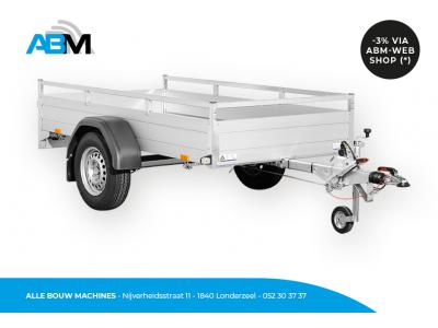 Aanhangwagen MP 255 133 1350 1 van Saris bij Alle Bouw Machines (ABM).