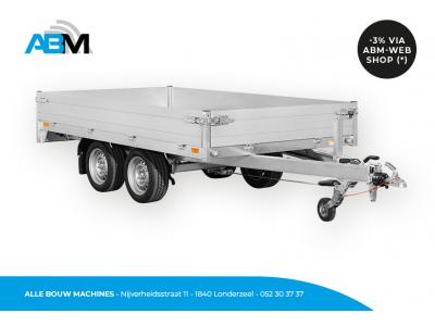 Remorque PL 306 170 2000 2 de Saris chez Alle Bouw Machines (ABM).