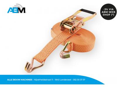 Tweedelige ratelsjorband 35 mm x 6 meter met gesloten haken van Solid bij Alle Bouw Machines (ABM).