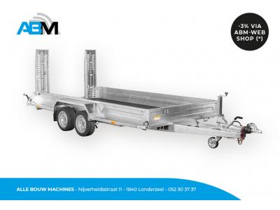 Aanhangwagen MG 406 184 3500 2 van Saris bij Alle Bouw Machines (ABM).