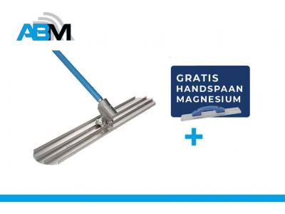 Magnesium afwerkspaan Lightweight Bullfloat met breedte 120 cm van Beton Trowel met gratis handspaan magnesium.