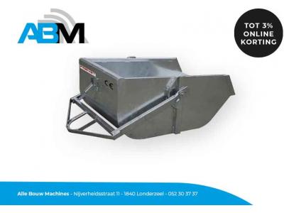 Automatische kipbak met inhoud 1.000 liter van Premet bij Alle Bouw Machines (ABM).
