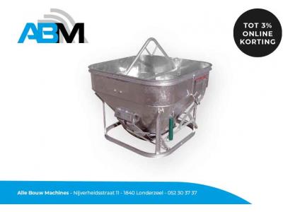 Staande vultrechter met inhoud 260 liter van Premet bij Alle Bouw Machines (ABM).