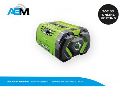EGO-accu voor de accu veegmachine TK38 Pro Accu van Tielbürger bij Alle Bouw Machines (ABM).