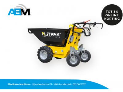 Accu mini-dumper MT-500P van Alitrak bij Alle Bouw Machines (ABM).
