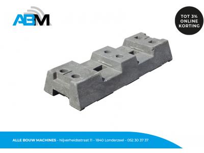 Kunststof werfhekvoet Eco van Betafence bij Alle Bouw Machines (ABM).