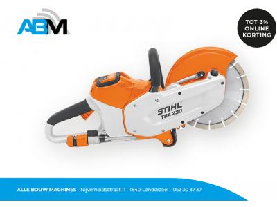 Accu doorslijpmachine TSA 230 van STIHL bij Alle Bouw Machines (ABM).