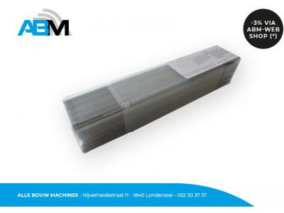 Electrodes de soudage avec une longueur de 350 mm chez Alle Bouw Machines (ABM).
