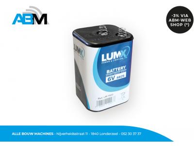 Batterie 4R25 de Lumx chez Alle Bouw Machines (ABM).