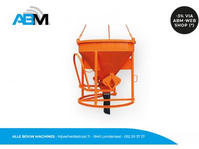Betonstortkubel/betonsilo 1016 met inhoud 750 liter van Eichinger bij Alle Bouw Machines (ABM).