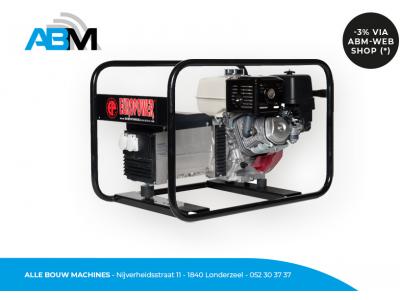 Stroomgroep EP6000 van E-Power bij Alle Bouw Machines (ABM).