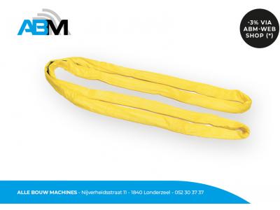 Elingue ronde Duplix avec une longueur de 2 mètres et une couleur jaune de Solid Hand Tools chez Alle Bouw Machines (ABM).