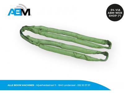 Rondstrop Duplix met lengte 1,50 meter en groene kleur van Solid Hand Tools bij Alle Bouw Machines (ABM).
