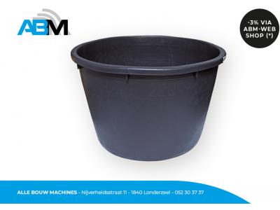 Polyethyleen mortelkuip met inhoud 230 liter en ronde vorm van Solid Hand Tools bij Alle Bouw Machines (ABM).