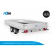 Aanhangwagen PL 406 204 2700 2 van Saris bij Alle Bouw Machines (ABM).