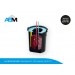Reinigingsemmer Mixer-Clean van Collomix bij Alle Bouw Machines (ABM) met borstels.