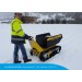 Accu mini-dumper DCT-300P van Alitrak bij Alle Bouw Machines (ABM) wordt gebruikt in de sneeuw.