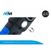 Magnetische achterkant van de zaklamp LED Duo Grip van Lumx bij Alle Bouw Machines (ABM).