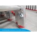 Anti-slip doppen van de aluminium schuifladder met 2 x 14 treden van Dubaere Ladders bij Alle Bouw Machines (ABM).