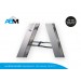 Aluminium trapladder MTD-6 met 2 x 6 treden bij Alle Bouw Machines (ABM) in detail.