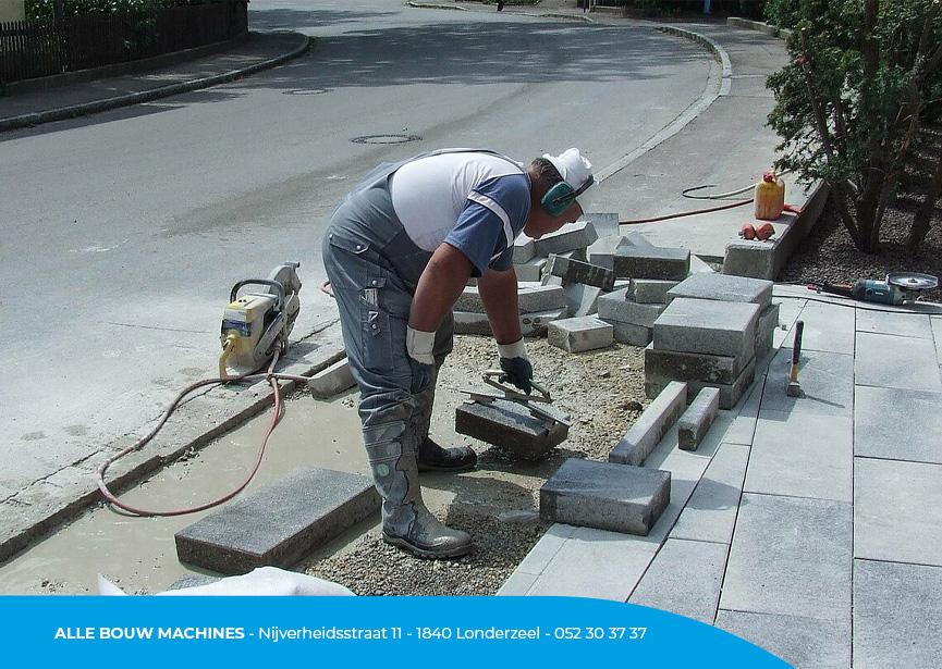 Tegeltiller of handklem PPH-33/62 van Probst bij Alle Bouw Machines (ABM) wordt gebruikt om betontegels te heffen.