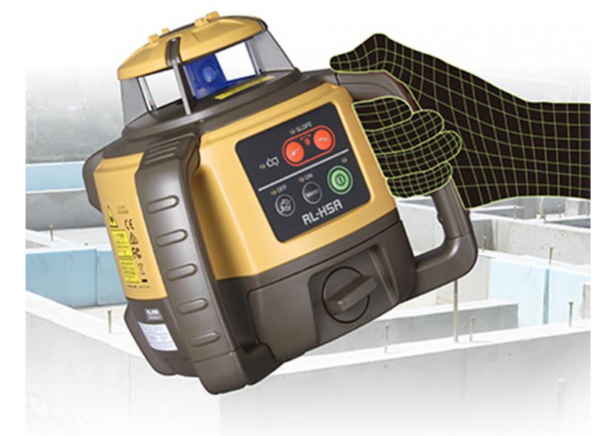 Topcon horizontaal laser RL-H5A - grootte