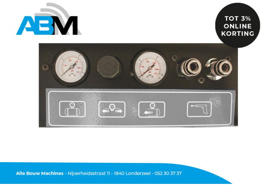 Luchtcompressor CM 380/10/20 WF van Contimac bij Alle Bouw Machines (ABM) in detail.