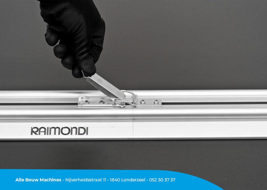 Coupe-carreaux Raizor de Raimondi chez Alle Bouw Machines (ABM) en detail.