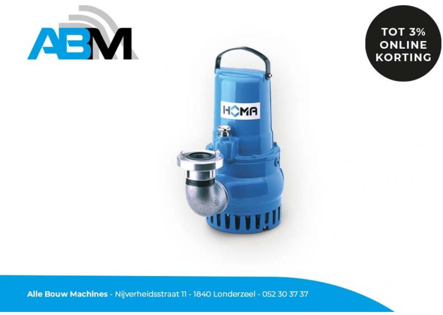 Dompelpomp H119WG van Homa bij Alle Bouw Machines (ABM).