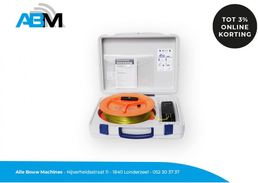 Digitale waterpasdarm Nivcomp H25 bij Alle Bouw Machines (ABM).