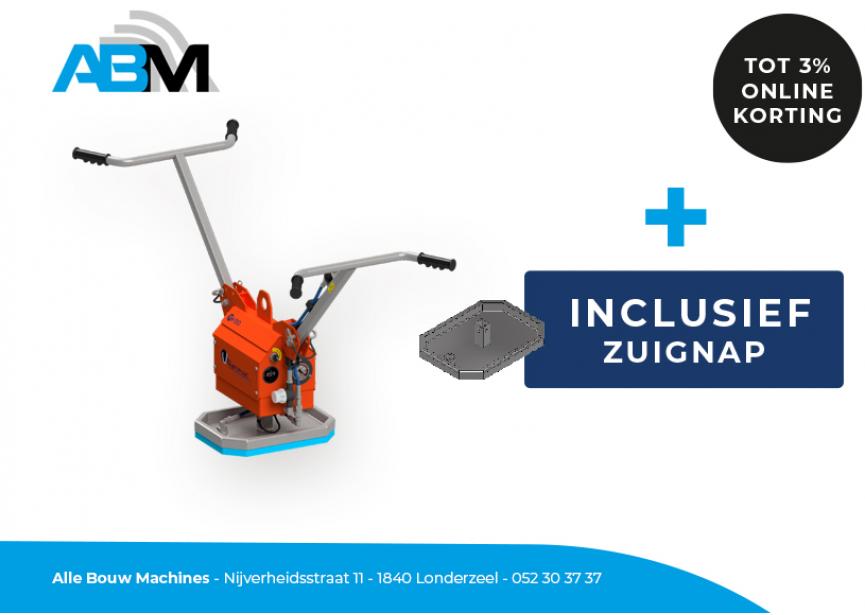 Vacuüm zuigheffer/tegeltiller VTH-250A van Hamevac bij Alle Bouw Machines (ABM) met zuignap 30 x 40 cm.