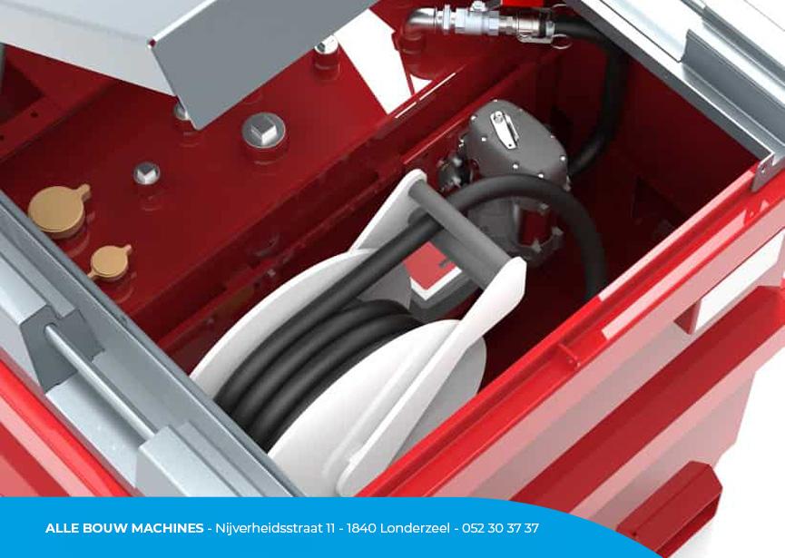 Werftank/mazouttank EnergyTender+ van Tolsma bij Alle Bouw Machines (ABM) in detail.