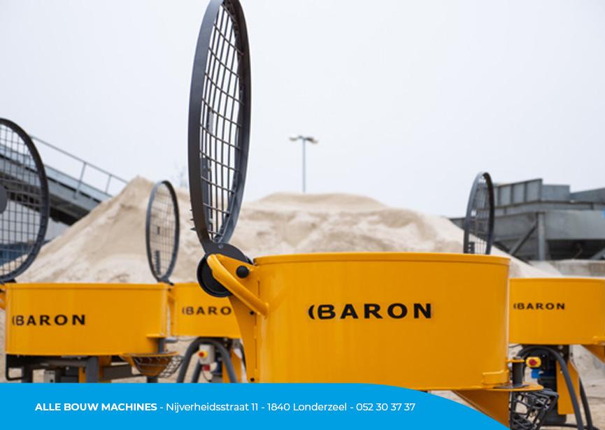 Malaxeur à action forcée électrique F80 de Baron chez Alle Bouw Machines (ABM).