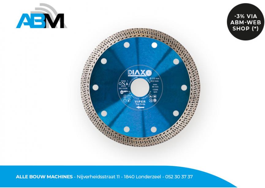 Diamantzaagblad Viper met diameter 125 mm en asgat 22,2 mm van Prodiaxo bij Alle Bouw Machines (ABM).