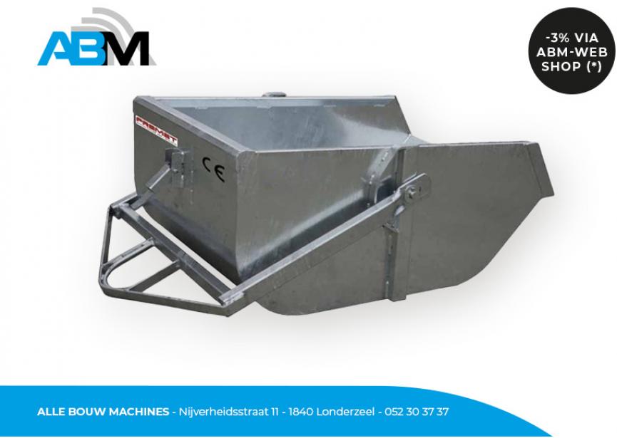 Automatische kipbak/kantelbak met inhoud 1.000 liter van Premet bij Alle Bouw Machines (ABM).